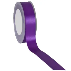 Double Faced Satin Ribbon; Purple